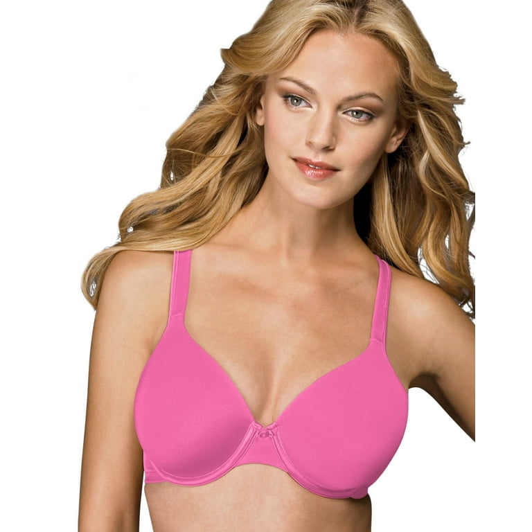 Bali One Smooth U Women`s Back Smoothing Underwire Bra, 34C, Voluptuous  Pink 