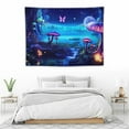 thumbnail image 3 of ONETECH  Fantasy Forest Tapestry Aesthetic Moon Tapestry Butterfly Tapestries Galaxy Space Tapestry Wall Hanging for Bedroom Living Room, 3 of 7