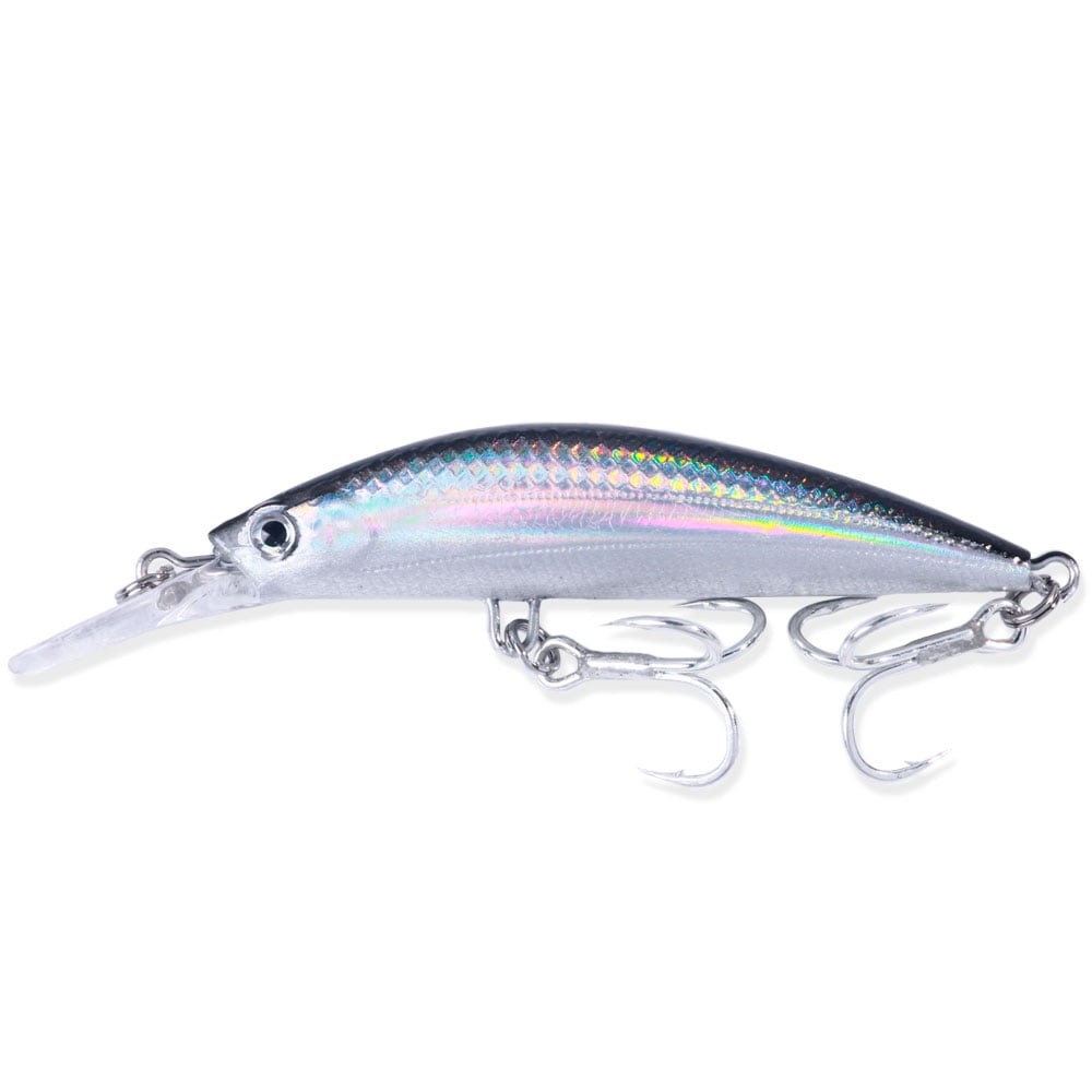 HENGJIA Fishing Lures, Jerkbait for Bass Fishing Minnow Lure Set, Fishing Plugs Hard Baits Long-Distance Casting Swimbaits for Trout Bass Perch Fishing,10pcs