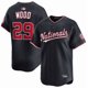 thumbnail image 1 of Camiseta clásica de béisbol azul marino de James Wood de los Washington Nationals, con número de estrella bordado.-S, 1 of 2