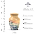 thumbnail image 2 of Unique The White House Painting Urn - Urns For Ashes Adult Female & Dad Male - Mini Cremation Urns For Human Ashes - Urns For Human Ashes Adult - Small Cremation Urns(Size - 3inch, 4pcs), 2 of 5