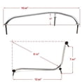thumbnail image 3 of Tracker Boat Grab Rail Handle | Stainless Steel 16 5/8 Inch Angled, 3 of 3