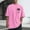 Pink, variant on Blmnix Graphic Tees Tshirts Shirts for Men Pullover Cotton T Shirts Hawaiian Shirt Shirt Elbow-Length Crew Neck Green Running Shirts for Men,XXXXXL