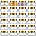 thumbnail image 1 of Frascos de plástico Tessco, paquete de 24 con tapas, 150 ml, rellenables para cosméticos, 1 of 7