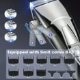 thumbnail image 5 of Rechargeable Hair Clippers for Men, Cordless Electric Hair Cutting Kit, Barber Trimmers with Guards, 5 of 8