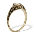 thumbnail image 2 of PalmBeach Jewelry .75 TCW Round Cubic Zirconia Yellow Gold-Plated Sterling Silver Filigree Ring, 2 of 5