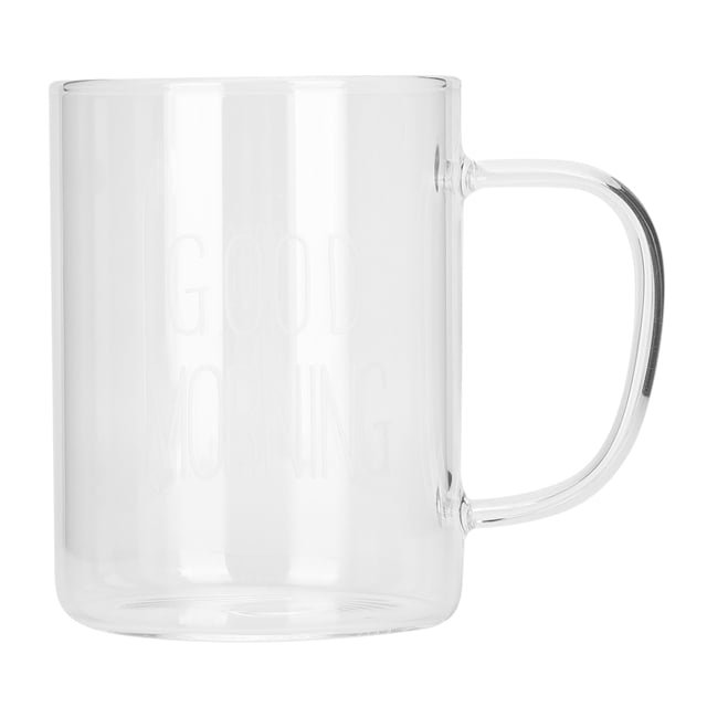 Water Cup, Lightweight Printed Pattern Milk Cup, Portable Transparent For Latte Cappuccino White Letter,Black Letter
