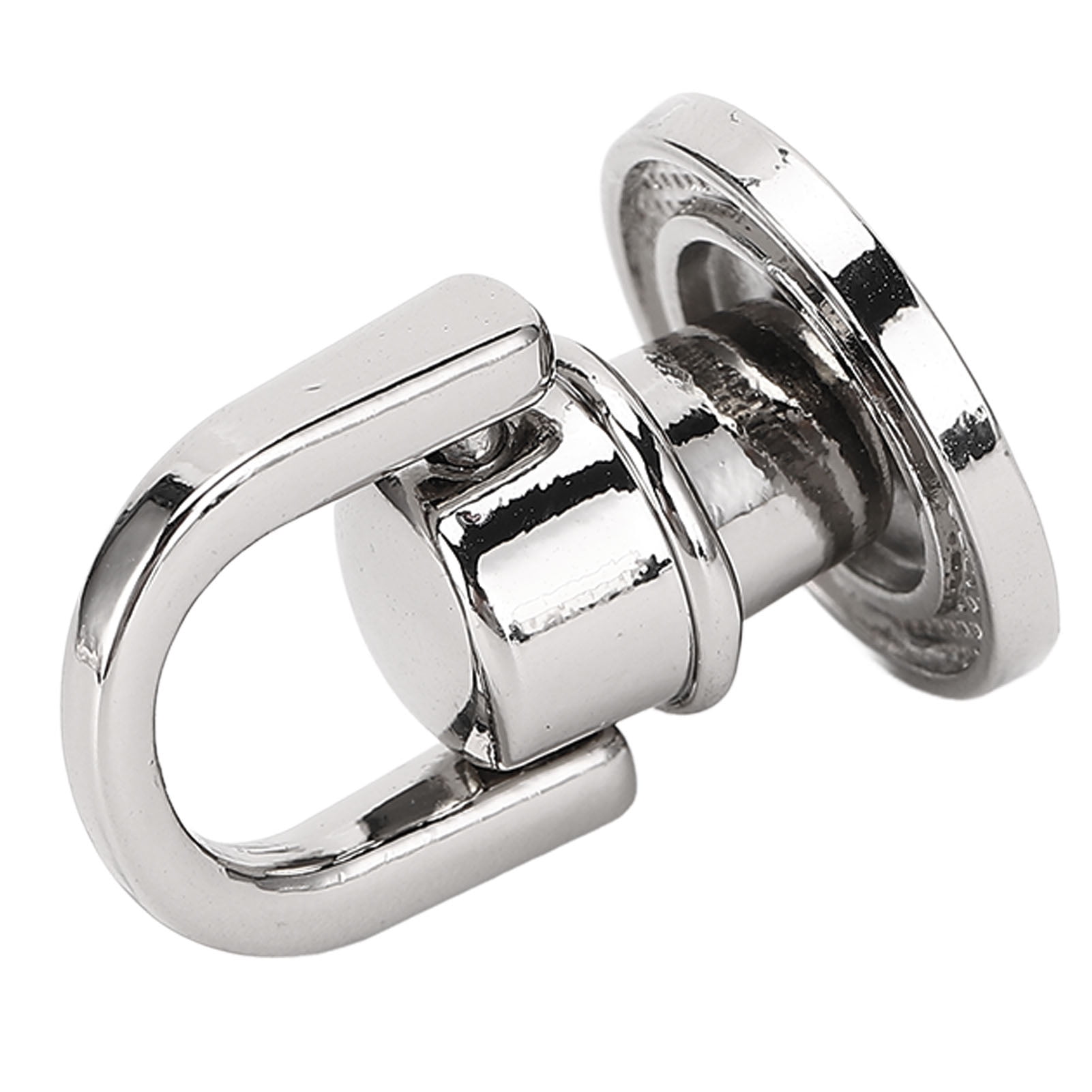 Rotatable D Ring Rivet Stud Screw, Premium Zinc Alloy Iron Ball