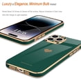 thumbnail image 4 of iPhone 14 Pro Max Case  Women Girl Cute Love Heart Luxury Soft Bling Back Cover Raised Full Camera Protection Bumper Silicone Shockproof Phone Case  iPhone 14 Pro Max, Blackish Green, 4 of 15