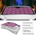 thumbnail image 4 of Kdxio Leopard Print Print Front Windshield Sun Shade,Folding Auto Sunshade for Car Truck SUV-Small, 4 of 7