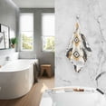 thumbnail image 2 of Yayeee 100% Cotton Hand Towels for Bathroom 16" x 28" Soft Absorbent Kitchen Towel, White and Black, 2 of 7
