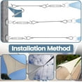 thumbnail image 5 of Sun Shade Sail Hardware Kit,304 Stainless Steel Cable Wire with Nylon Coating-4 PCS 10ft Sunshade Sail Hardware Kit,for Rectangle Triangle Square Sunshade Sail Installation, 5 of 5