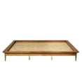 thumbnail image 3 of Pemberly Row Mid-Century Solid Wood King Platform Bed in Caramel, 3 of 5