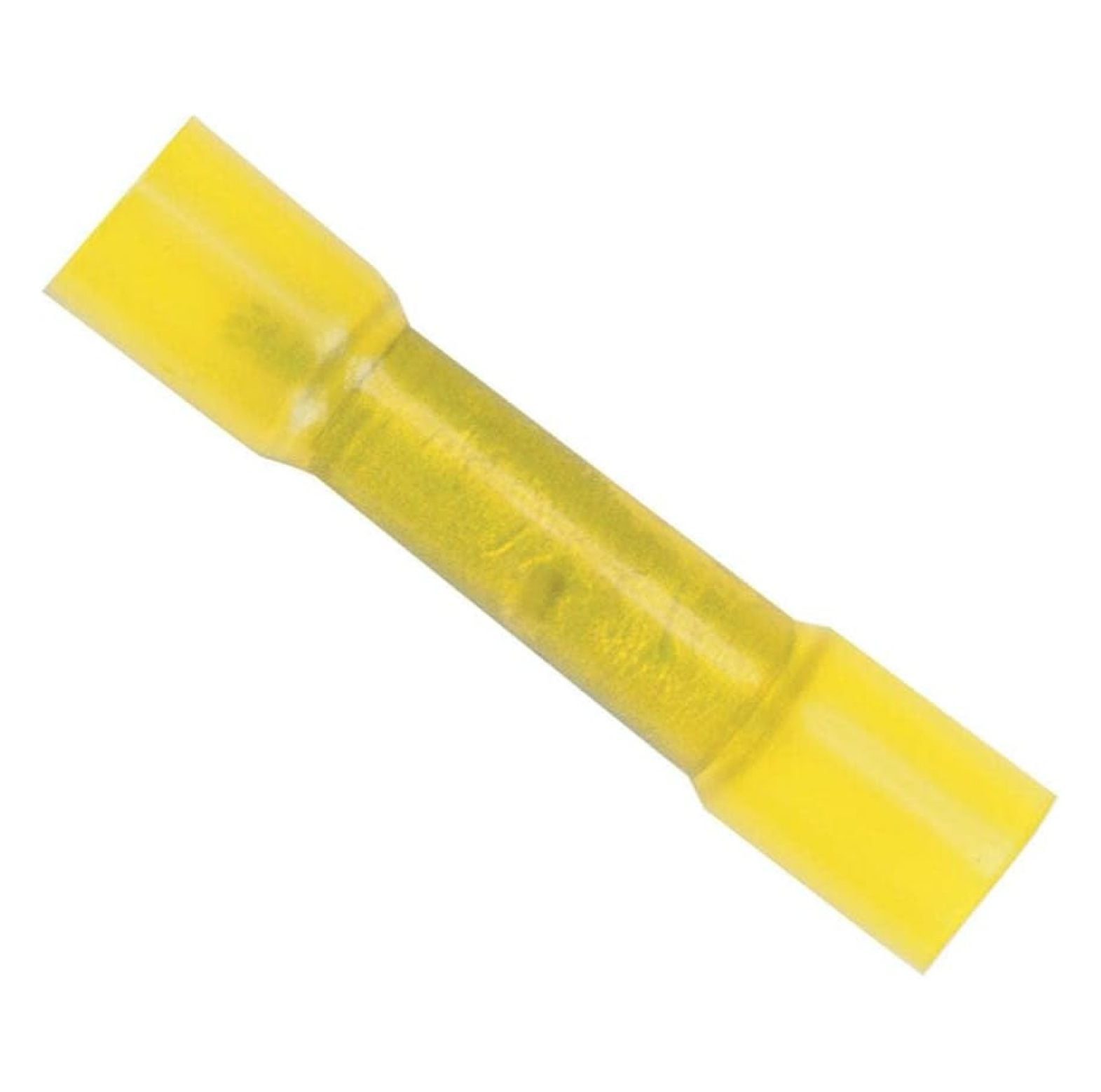 309299 Marine Grade Electrical Nylon Insulated Adhesive Lined Heat Shrink Butt Connectors (12 to 10-Gauge, Yellow, 100-Pack)