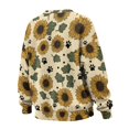 thumbnail image 5 of HELLHERO Sunflower Paw Print Fall Sweatshirt for Women Trendy 2025 Fall Oversized Sweatshirt Long Sleeve Crewneck Pullover Tops Size S, 5 of 7