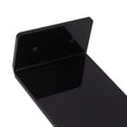 thumbnail image 4 of Xirurus 6‑Piece Floating Acrylic Shoe Shelves – 7.9” Length, 3.94” W x 10.24” L, 3.15” H – Wall‑Mounted Display for Sneakers, Running & Basketball Shoes – Black, 4 of 9