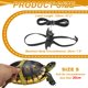 thumbnail image 2 of Arnés ajustable para tortugas Uxcell con campana, alas de cuero suave, cuerda de paseo a prueba de escapes, pequeña, negra, 2 of 7