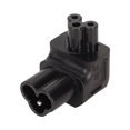 thumbnail image 1 of Power Adapter, Stable 90 Degree IEC320 C6 To C5 Power Adapter 2500W Heat Retardant  For UPS PDU Server, 1 of 8