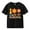 Black, variant on 100 Days of School Tee for Boys & Girls, Fun Floral Letter Print Cotton T-Shirt, Cute for Back to School Tops, 2 to 13T