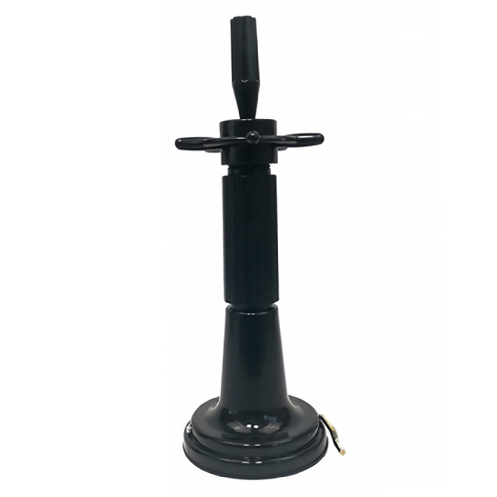 UPKOCH Mannequin Head and Stand Black Plastic 1 Set 15x5.3in
