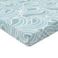 thumbnail image 2 of Ambesonne Aqua Fitted Sheet, Antique Victorian Style, Twin Size, Seafoam and White, 2 of 3