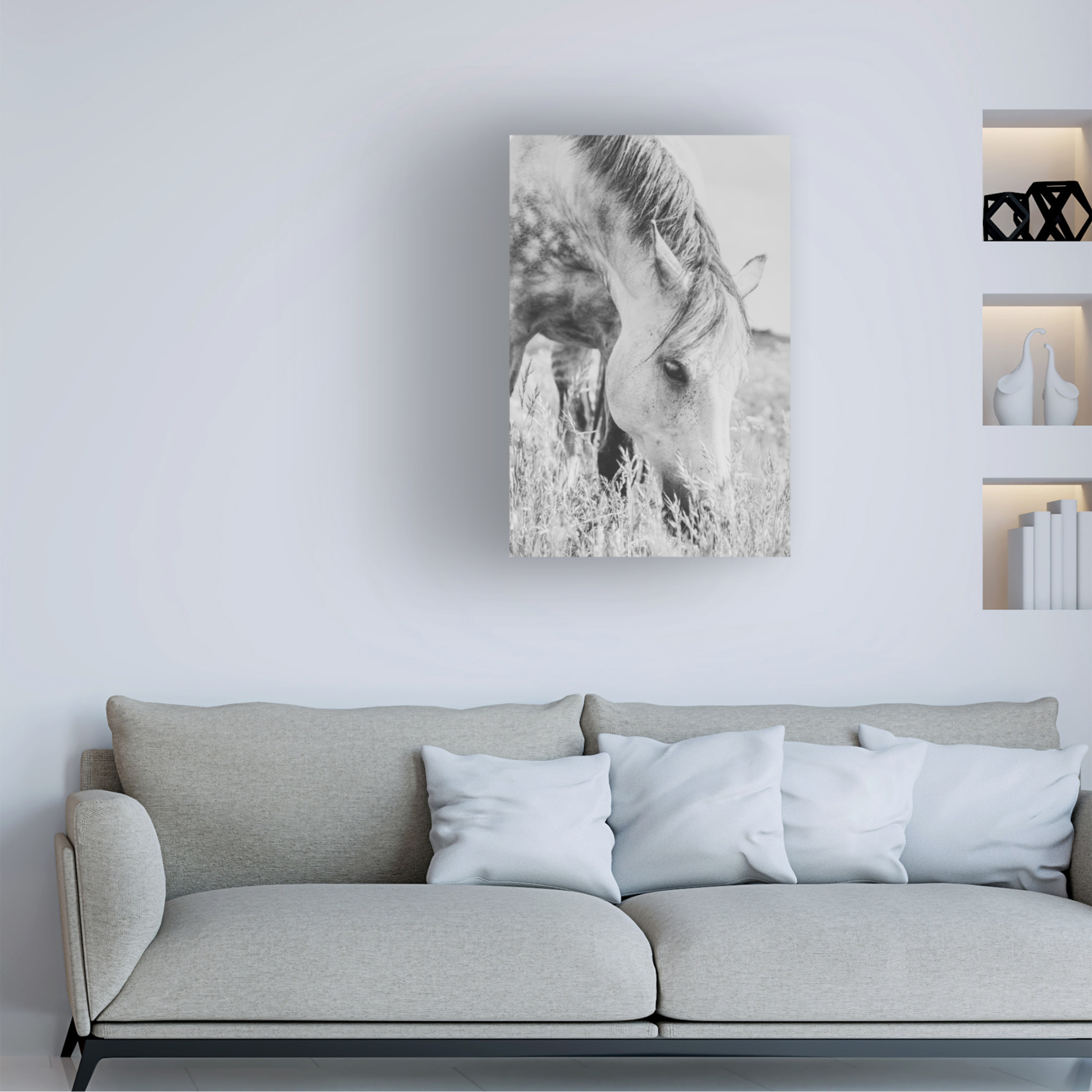 Trademark Fine Art Arendina de Jong stallion Canvas Wall Art