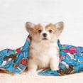 thumbnail image 4 of Pofeuu Sharks Summer Print Puppy Blanket,Dog Blankets,Pet Blanket Cozy Cat Blankets for Indoor Cats, Fuzzy Pet Blanket for Kitten Doggy Dog Blankets-Large, 4 of 8