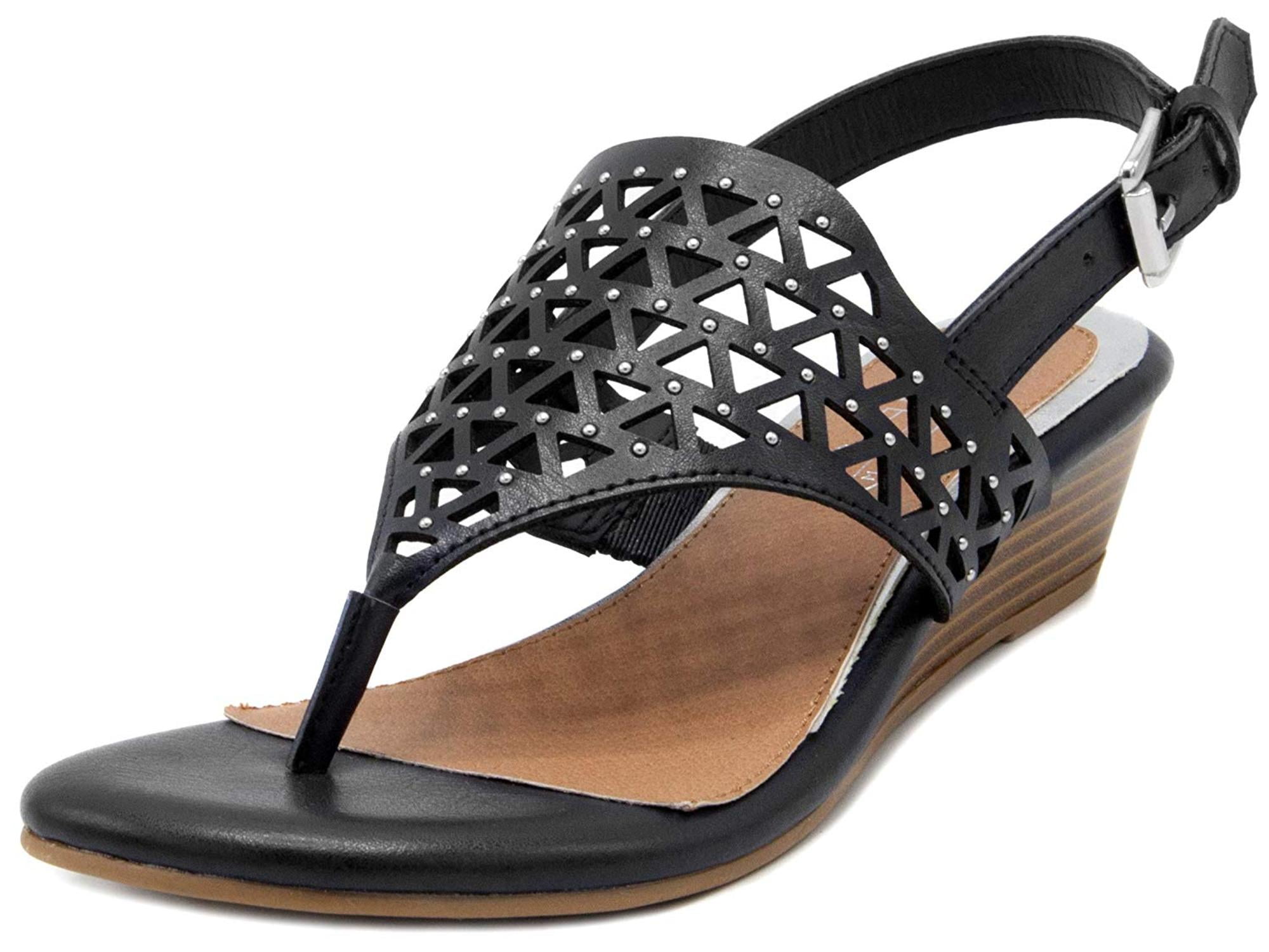 rampage black wedges