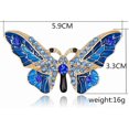 thumbnail image 4 of Butterfly Brooch Pins Women Enamel Insect Pin Lapel Pin Safety Pin, 4 of 4