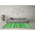 thumbnail image 3 of Ahgly Company Indoor Rectangle Abstract Emerald Green Modern Area Rugs, 4' x 6', 3 of 4