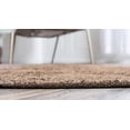 thumbnail image 4 of Unique Loom Del Mar Collection Contemporary Transitional Round Rug, 6 Feet, Brown/Light Brown, 4 of 10
