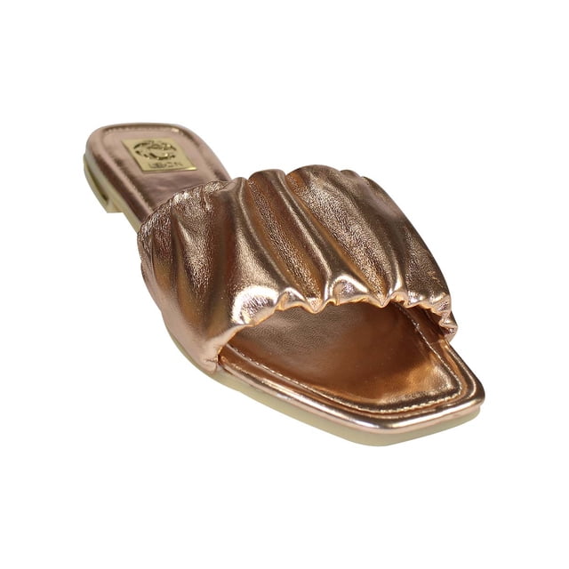 SANDALIA DE PISO LEON MUJER ORO ROSA CHAROL 559 LEON 559p