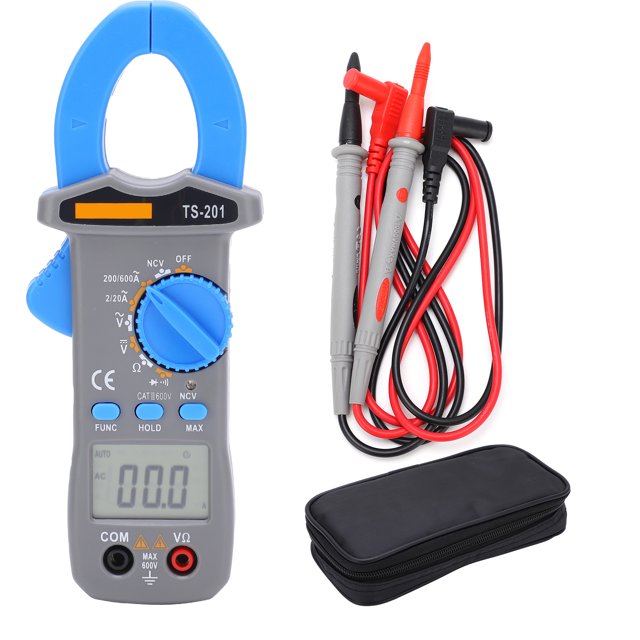 Pinza Amperimétrica, Pinza Amperimétrica Digital Portátil Para Automoción Para Fábrica Para El Hogar Para Industria ZAQW AC DC Tester