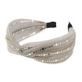 thumbnail image 5 of Unique Bargains 1 Pc Sequin Wide Headbands for Women Khaki, 5 of 6