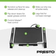 thumbnail image 3 of Presto 15-Inch Electric Tilt-n-Fold Griddle, Nonstick Flat Top Grill, Black, 3 of 10