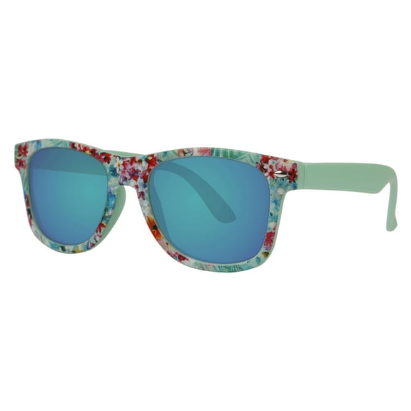 Piranha Eyewear Candy Kids Sunglasses - Mint Green with Blue Mirror Lens