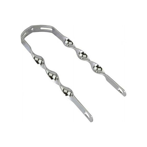 Bike 12 Twisted Fender Braces Chrome.