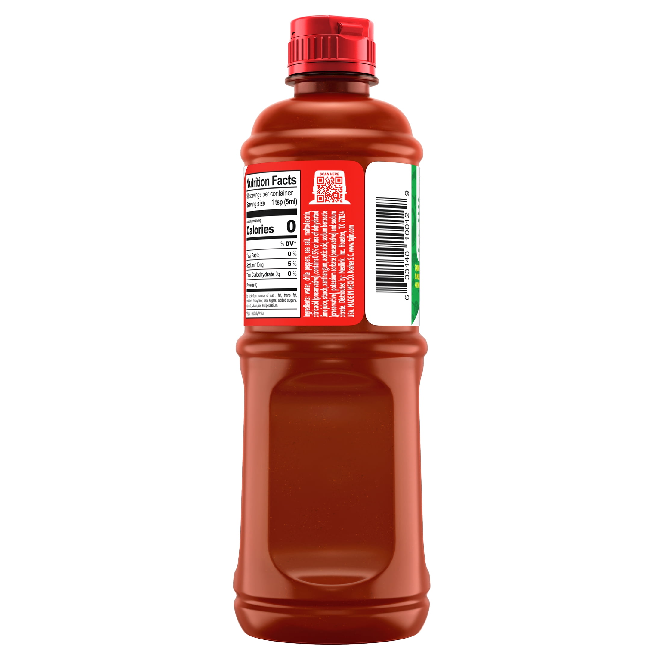(12 pack) Tajín® Chile Lime Hot Sauce, 15.38 oz