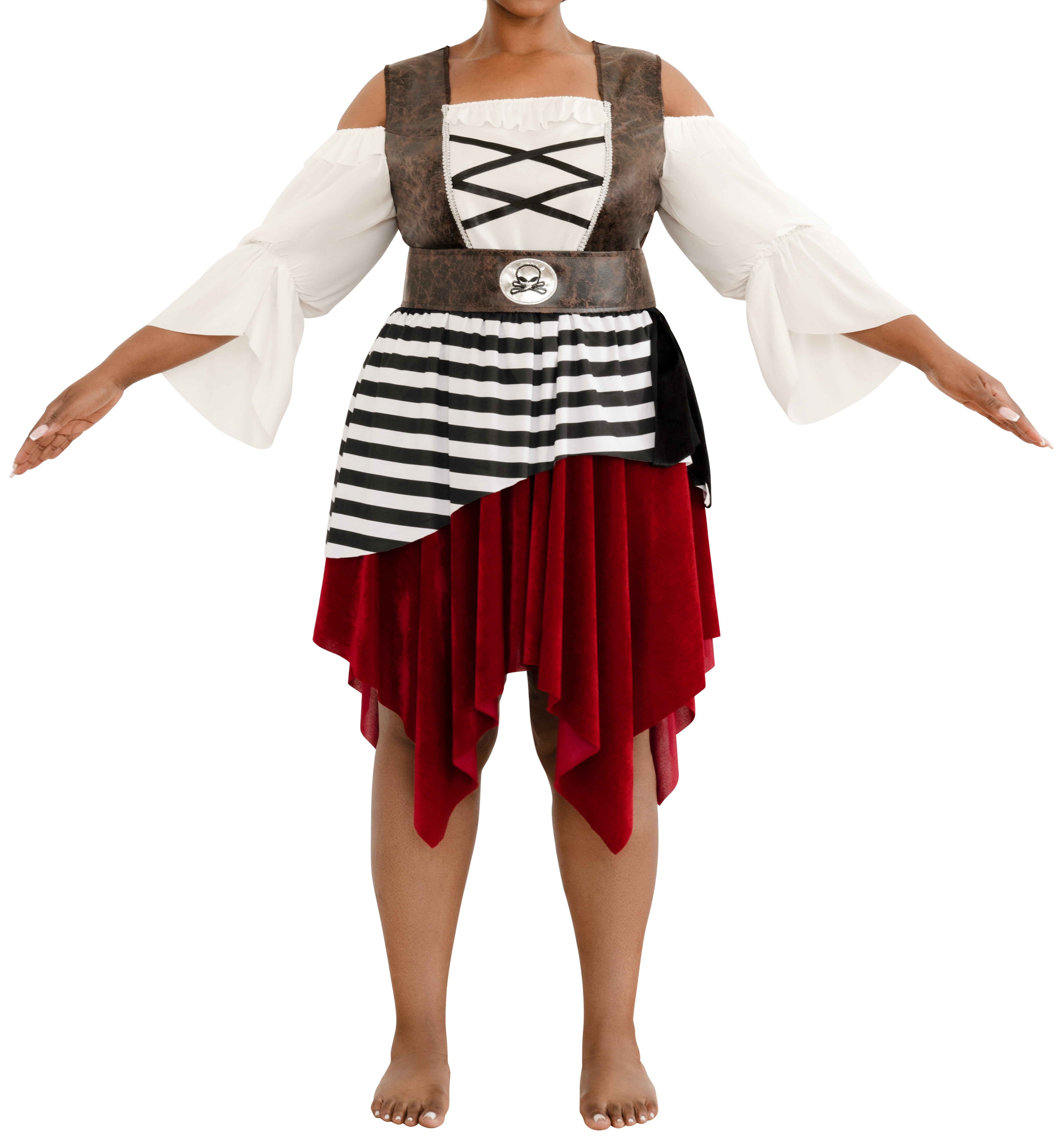 High Seas Beauty Halloween Costume for Adults, Women's Size XL (16/18), by Way to Celebrate