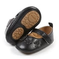 thumbnail image 5 of Toddler Girls Shoes for Infant Floral Decoration Princess Shoes Baby Girl Shoes Crib Shoes Toddler Walking Flat Shoes PU Leather, 5 of 7