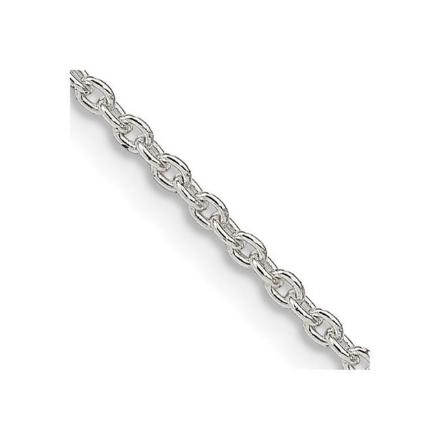 Quality Gold QCL050E-18 Chaîne en Argent Sterling 1.95 mm avec Extension de 2 Po