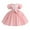 Pink, variant on YANHAIGONG 4-12 Years Toddler Girl Dresses for Summer,Flower Girl Dress Pink Wedding Party Bridesmaid,Toddler Girls Puff Sleeve Bow Ruffles Birthday Party Gown Long Dresses
