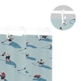 thumbnail image 5 of Yayeee Shower Curtain with Hooks 72"x72" Waterproof Fabric Bathroom Hanging Decor, Blue Ice Hockey, 5 of 5