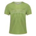 thumbnail image 2 of Sngxgn Men's V Neck Shirts Slim Fit Solid Short Sleeve T-Shirts Ribbed Soft Tees(Green,XL), 2 of 3
