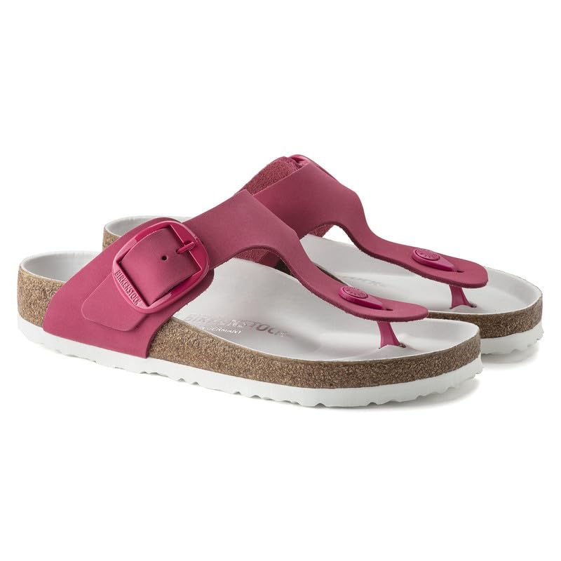 BIRKENSTOCK Gizeh Big Buckle Nubuck Leather Sandals - Classic Style with Striking Elegance - Multiple Color & Sizes