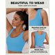 thumbnail image 4 of Crop Tops AURUZA sin mangas con escote en U, 2 piezas blanco+azul, 4 of 6