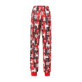 thumbnail image 4 of DuAnyozu Family Christmas PJs Matching Sets, Red Plaid Xmas Pajamas Holiday Home Long Sleeve Sleepwear Jammies Clothes, 4 of 10