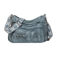 thumbnail image 2 of AUNVITO Large Capacity Crossbody Bag for Women, Faux Leather Satchel Shoulder Bag, Multi Pocket Travel Purse, Zip Closure and Adjustable Strap, 2 of 6