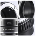 thumbnail image 4 of K&F Concept OM vers NEX Adaptateur de Monture d'Objectif, Compatible avec Objectif Olympus OM et Compatible avec Caméras Sony Alpha E Mount, 4 of 6