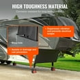 thumbnail image 6 of VEVOR Trailer Jack Block, 6000 lbs Capacity per RV Leveling Block, High-quality Polypropylene RV Camper Stabilizer Blocks, RV Travel Accessories Use for Any Tongue Jack, Post, Foot, 5th Wheels, 4-Pack, 6 of 11
